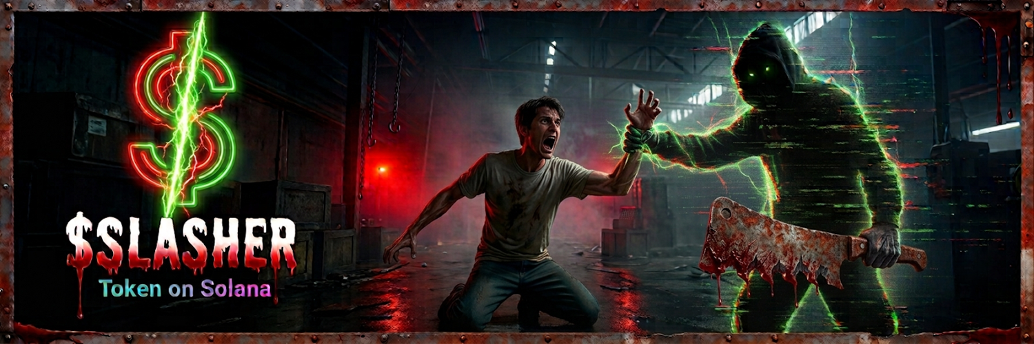 A neon dollar sign crackles with green lightning as the glitching Slasher raises a rusted cleaver in an abandoned warehouse